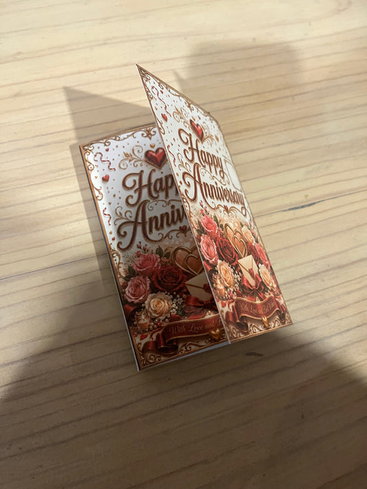 Anniversary Card + Coaster